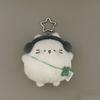 Stuffed Animal Headphones Cat Keychain Backpack Ornaments Cat Plush Doll  School Bags