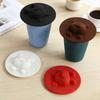 Piggy Silicone Cup Lid Heat Resistant Non-Slip Mug Cover Microwave Safe Cute Pig Cup Cover for Coffee Tea Hot Drinks