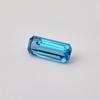 Aquamarine Santa Maria Shade Glass Stone, Baguettes Shape Stone, 13.80 Carat, 20x8x7 MM Size Stone.