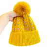 Fashion Warm Winter Hat Thickened Plush Knitted Cap Elastic Casual Beanie Hats Outdoor