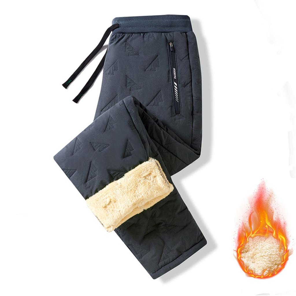 Men's Fleece Casual Drawstring Straight Sweatpants