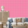 Geometric diamonds wallpaper powder pink and pink, fine detail 50x1000