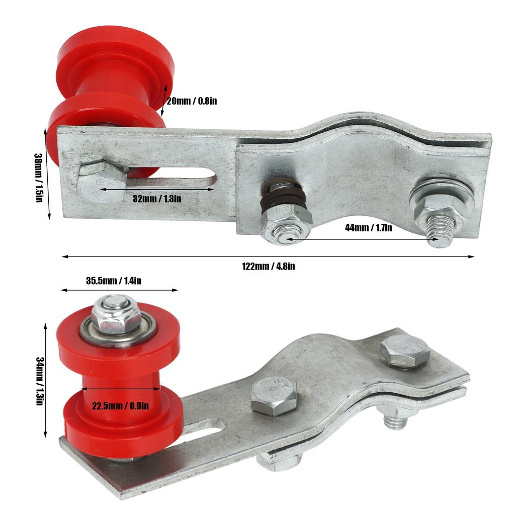 Chain Tensioner Roller Heavy Duty Slider Adjuster for 49  66  80  Bike Engine Motorized  
