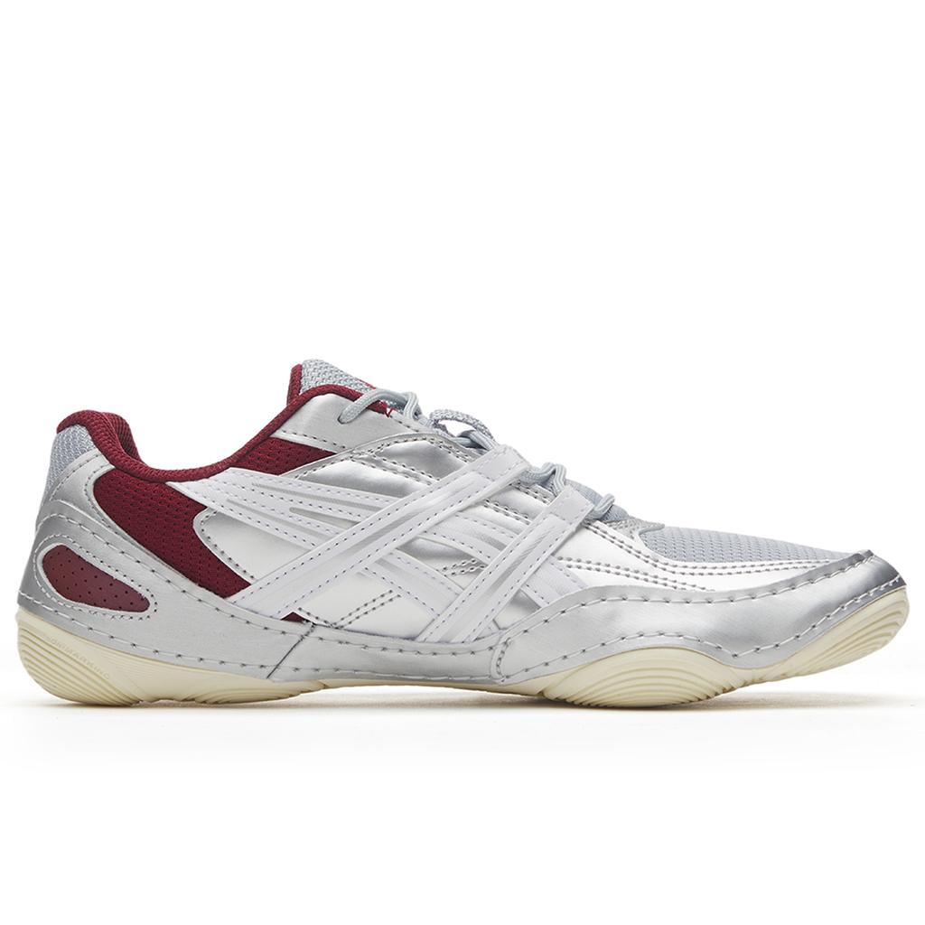ASICS Hypersync Breathable Coverage Lightweight Low top Casual Shoes Unisex Vintage Silver Red 1203A879-020