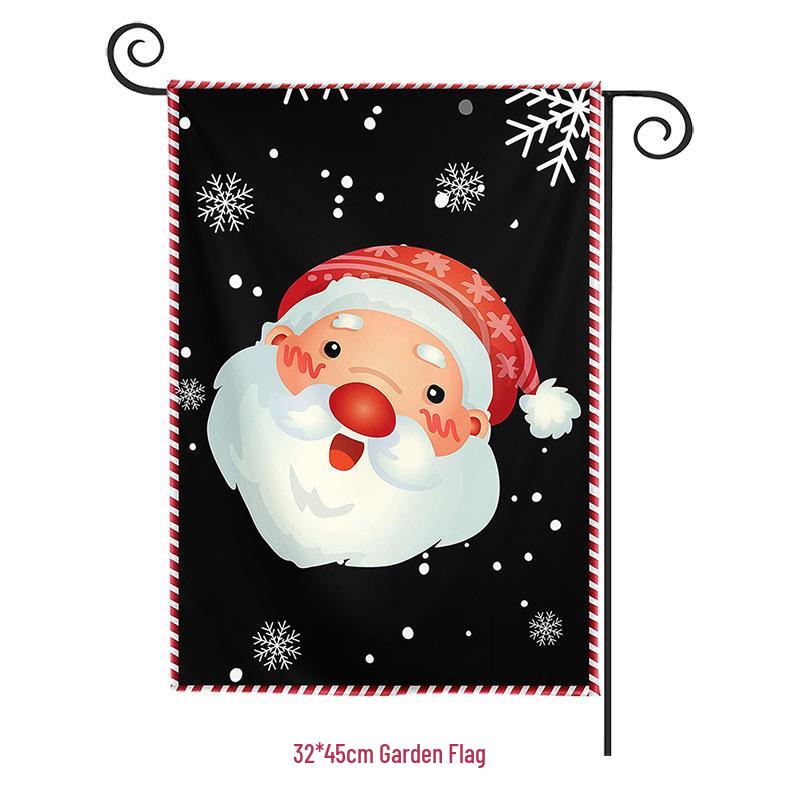Christmas Garden Flag Banner: New Festive Hanging Design