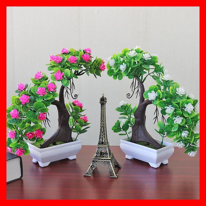 Camellia Japonica Rose Artificial Plant With Plastic Material For Home Decor And Table Centerpiece