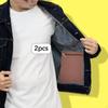 2 Pieces Sew in Pocket with Zipper,Travel,Security for Jackets Coats Sweatshirts Practical