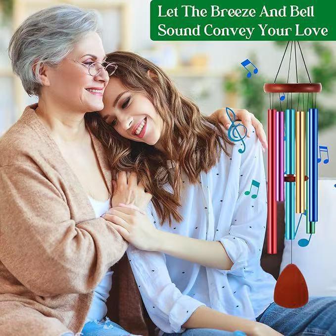 37in Classic Metal Wind Chime - Memorial & Outdoor Decoration Gift