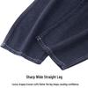Mark Fairwhale Men's Vintage Embroidered Straight-Leg Loose Jeans