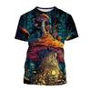 Psychedelic Mushroom 3d Print T-shirt Men Women Fashion Casual Short Sleeve Tops Tees Men Clothing Kids Tshirt Unisex Clothing