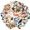 35-70pcs Animal World Stickers From Sea To Land Adorable Stickers Diy Travel Luggage Fridge Laptop Graffiti Sticker