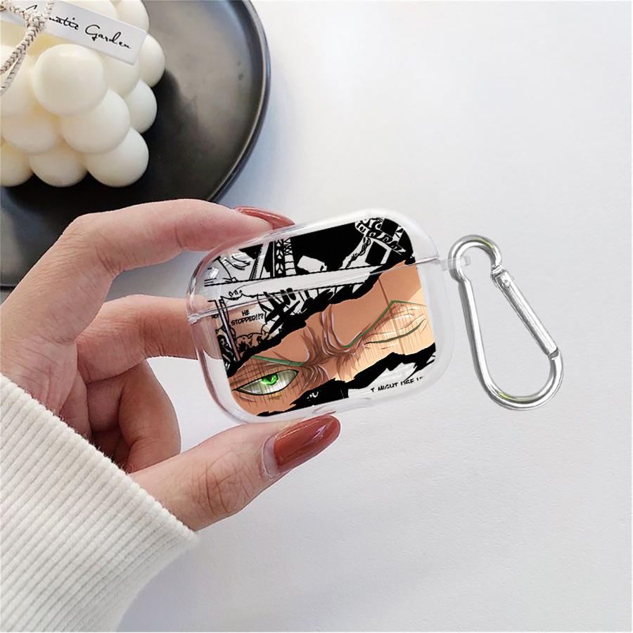 Case For Airpods Pro2 4 Pro3 2 3 1 Pro Clear Earphone Cases Cover Cool One Piece Luffy Zoro