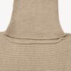 RIDIFI Woll-Rollkragen-Strickschal (Beige)