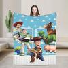 Super Soft BlanketsStudents Travel Toys Storys Throw Blanket  Flannel Bedspread For Bedroom Novelty Sofa Bed Cover