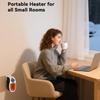 Programmable Space Heater With Led Display, Remote Wall Outlet Electric Heater With Thermostat And Timer