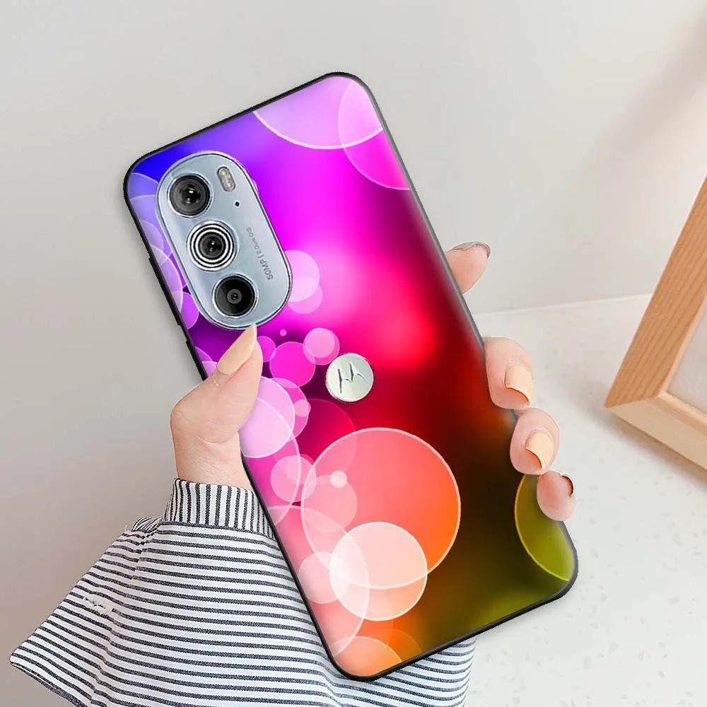 For Moto Edge 30 Pro Case Cover Edge30 Matte Silicone Case for Motorola Moto Edge 30 30Pro Fashion TPU Protective Back Cover