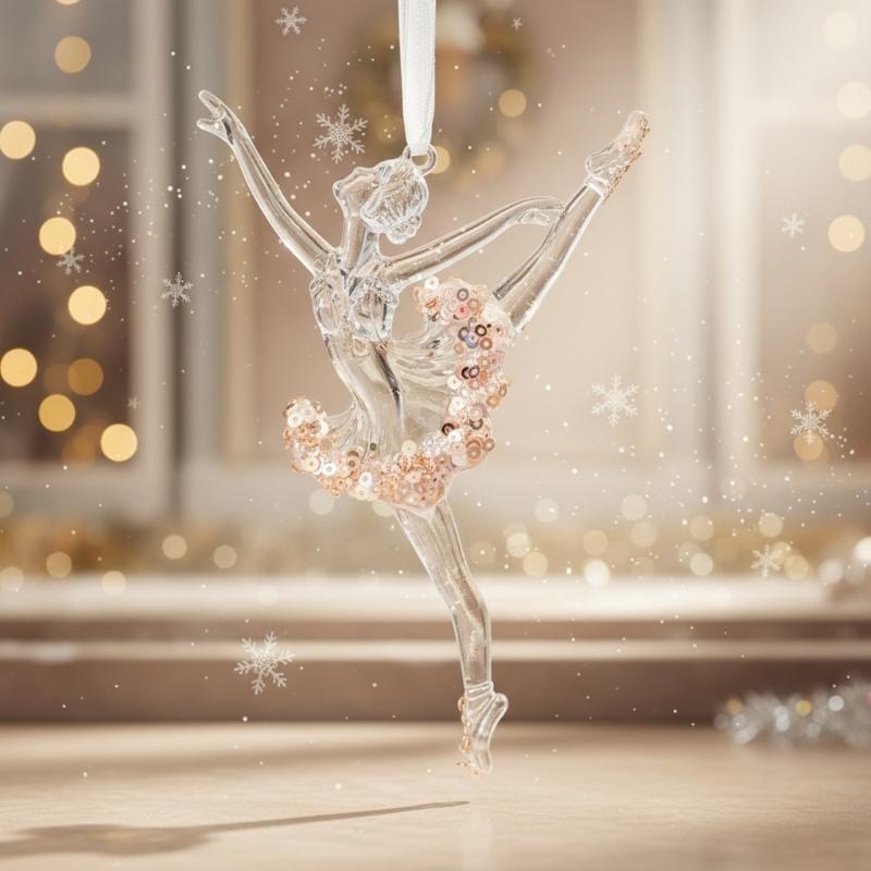 Shatterproof Acrylic Snowflakes Hanging Decorations For Indoor and Outdoor Christmas Displays