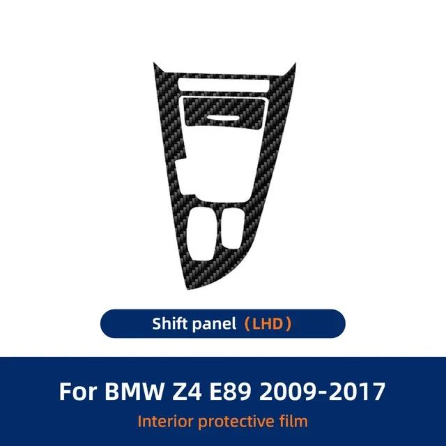 For BMW Z4 E89 2009-2017 Car Interior 5D Carbon Fiber Film PET Center Console Anti Scratch Resist Film Accessories Refit PPF