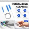 Cpap Tubing Cleaning Brush Set With Soft Hose Ties For Home Use