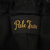 PALE JUTE 24AW Black Lame Flower Jacquard Pants Bottoms S blackUsed