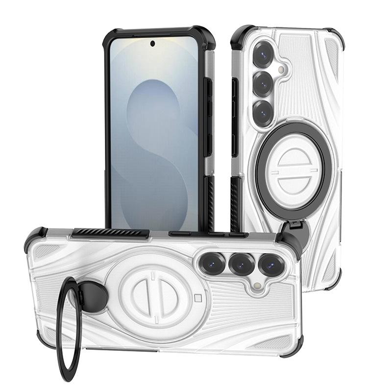 Applicable to Samsung S25Ultra Star Ring Magnetic Mobile Phone Case S25Plus Bracket Anti-drop S25 Protective Case
