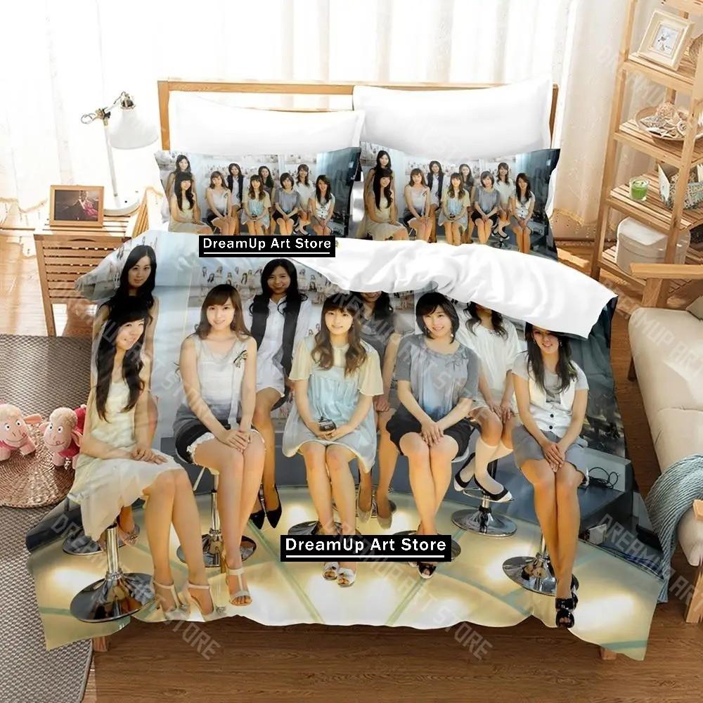 3D Printed Girls KPOP Generation Bedding Set for Boys Girls Duvet Cover Pillowcase Twin Queen King Full Single Double Sizes