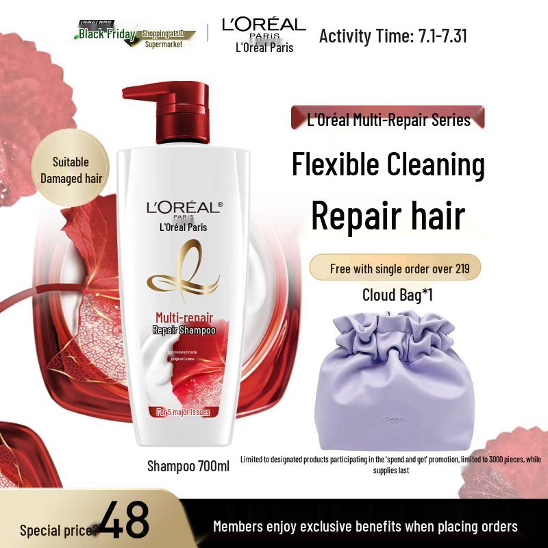 

L Oréal Multi-Effect Repair Shampoo
