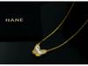 Korean Style Butterfly Clavicle Necklace with Shell & Tiger Eye Stones for Women