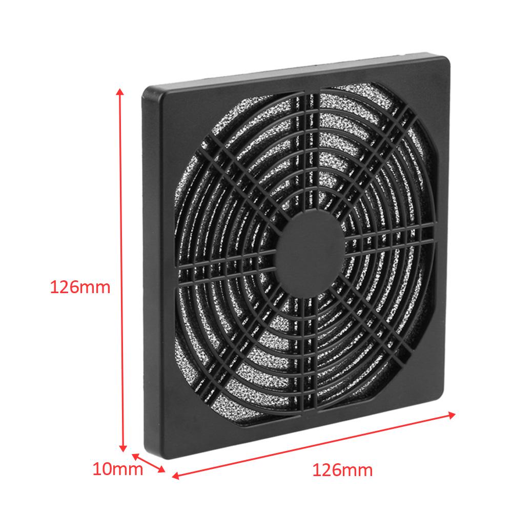Buy Dustproof 120mm Case Fan Dust Filter Guard Grill Protector Cover PC ...