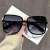Square Sunglasses Woman Retro Vintage Gradient Sun Glasses Oversized Female Travel Driving  Glasses Women