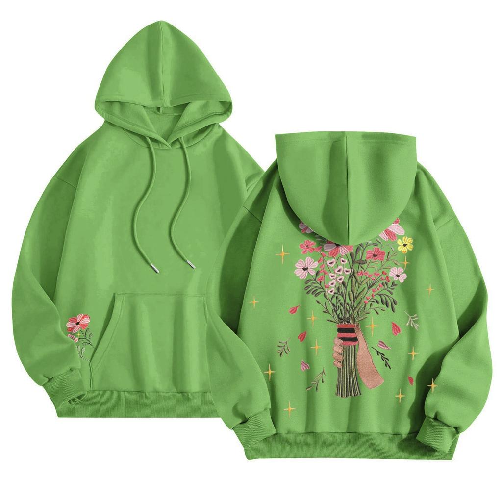 Womens Hoodies Oversized Sweatshirts Long Sleeve Casual Pullover Hooded Sweatshirt Tops