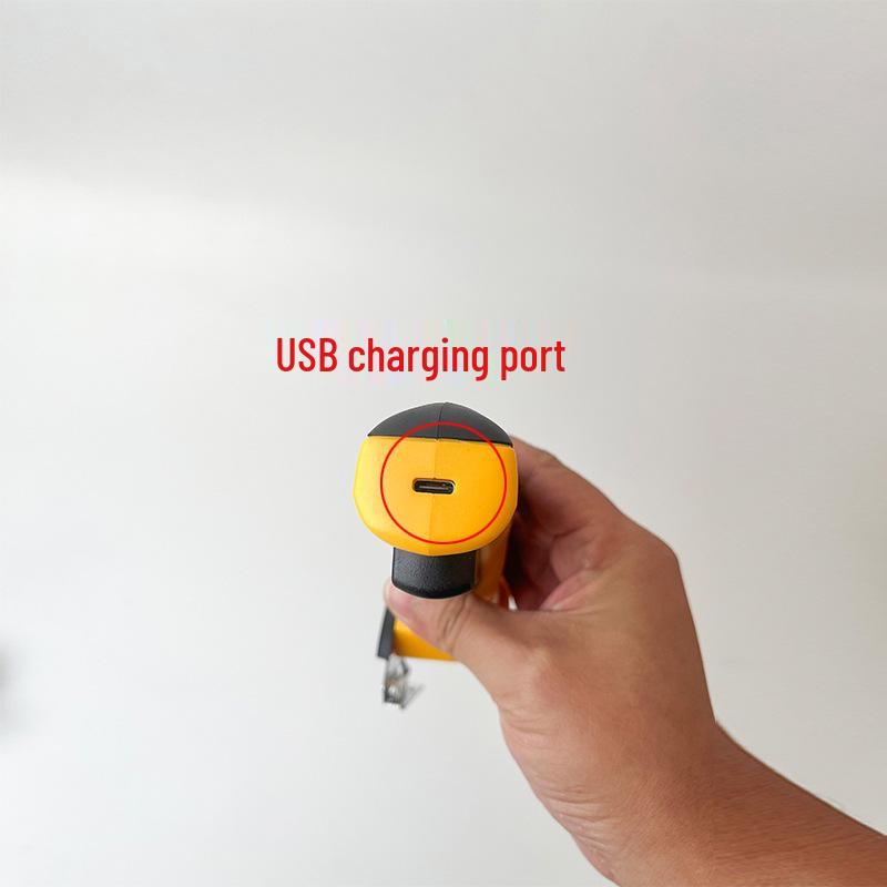 4.2V Electric Handheld Round Knife for Trimming and Cutting Fabric, Carpet, and Leather.