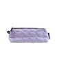 Soworlian Triangular Zipper Pencil Pouch_Petit Dot Purple