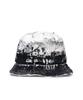BLACKBLOND Vividi Smoke Painted Custom Denim Bucket Hat (White)