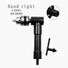 90 Degree Right Angle Electric Drill Chucks 3-claw High Precision Chuck Extension Accessories Conversion Angle Drill