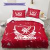 Biancheria da letto con motivo Liverpool Decorazione per la casa Regalo di compleanno ( 1 copripiumino + 2 federe, senza imbottitura),merchandising per fan.