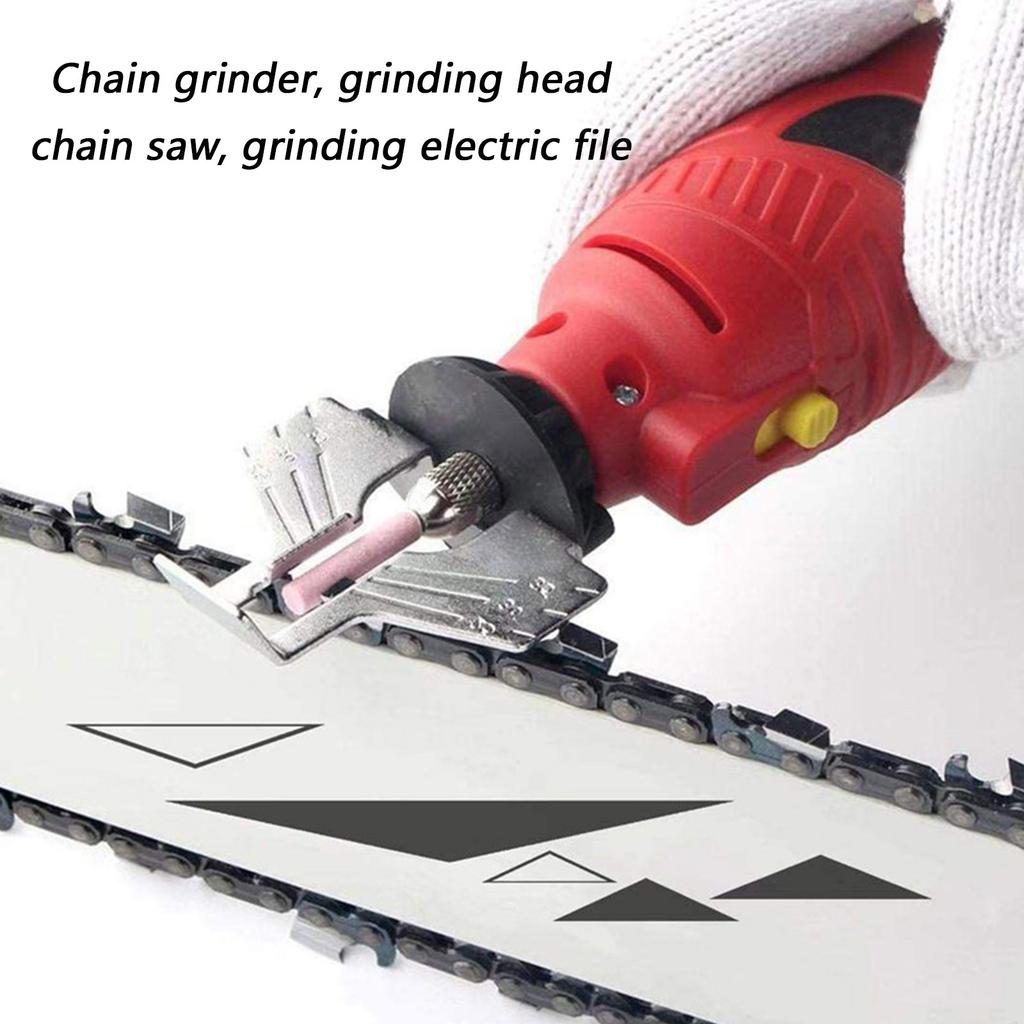 Professional Chainsaw Sharpening Tool Sturdy Alloy Grinding Head Chainsaw Blade Sharpener For Accuracy Woodcutting