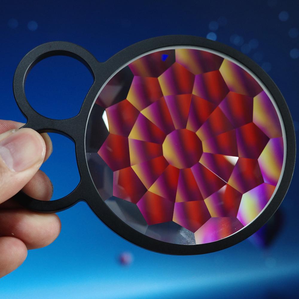 Handheld Glass Kaleidoscope Filter Lens for DSLR