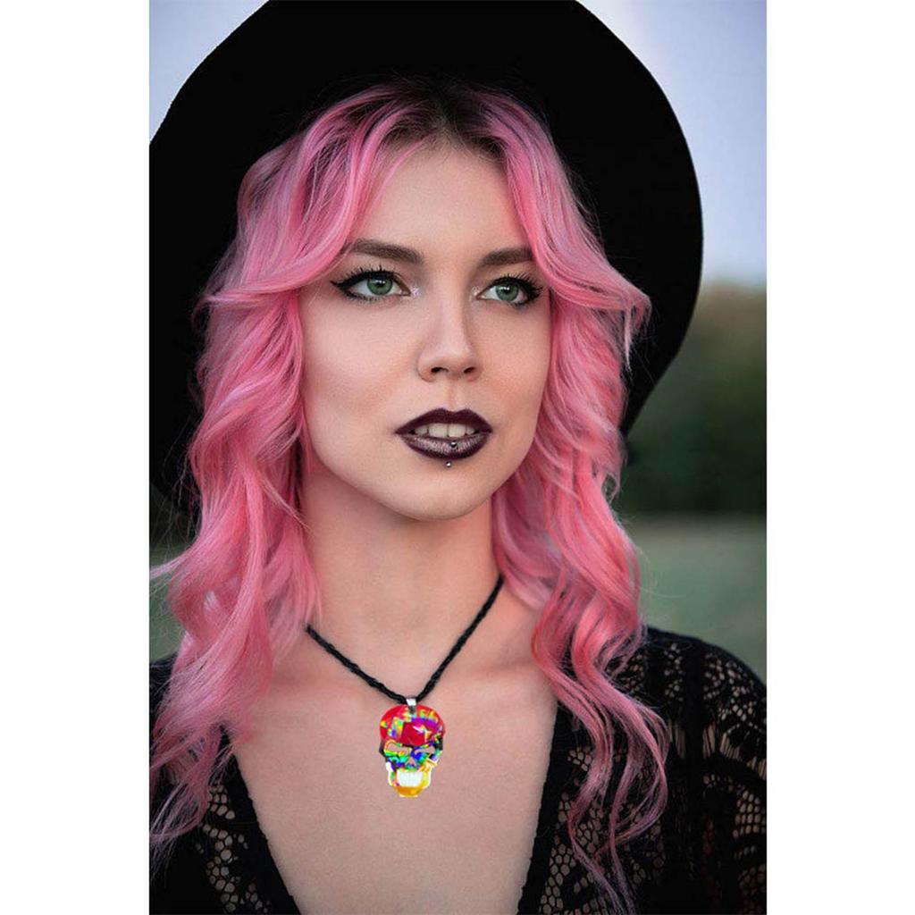 Skull Shaped Mold Handmade Earring Pendant Silicone Mold DIY Holographic Resin Mold for DIY Keychain Jewelry Pendant