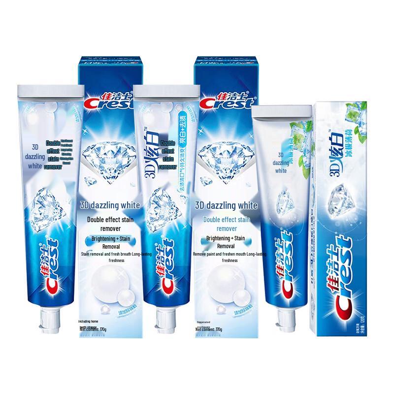 Crest 3D White Dual Action Stain Removal Toothpaste