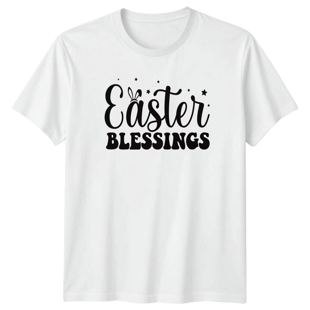 Easter Blessings TShirt Religious Faith Holiday Seasonal Easter Gift S