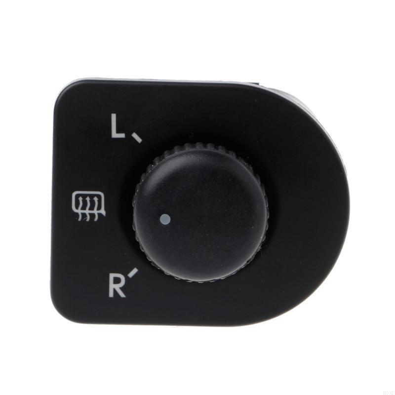 2025 New Wearproof Car Side Mirror Switch Replacement 1J1959565F Black Adjust Button Knob Replacement Easy to Install