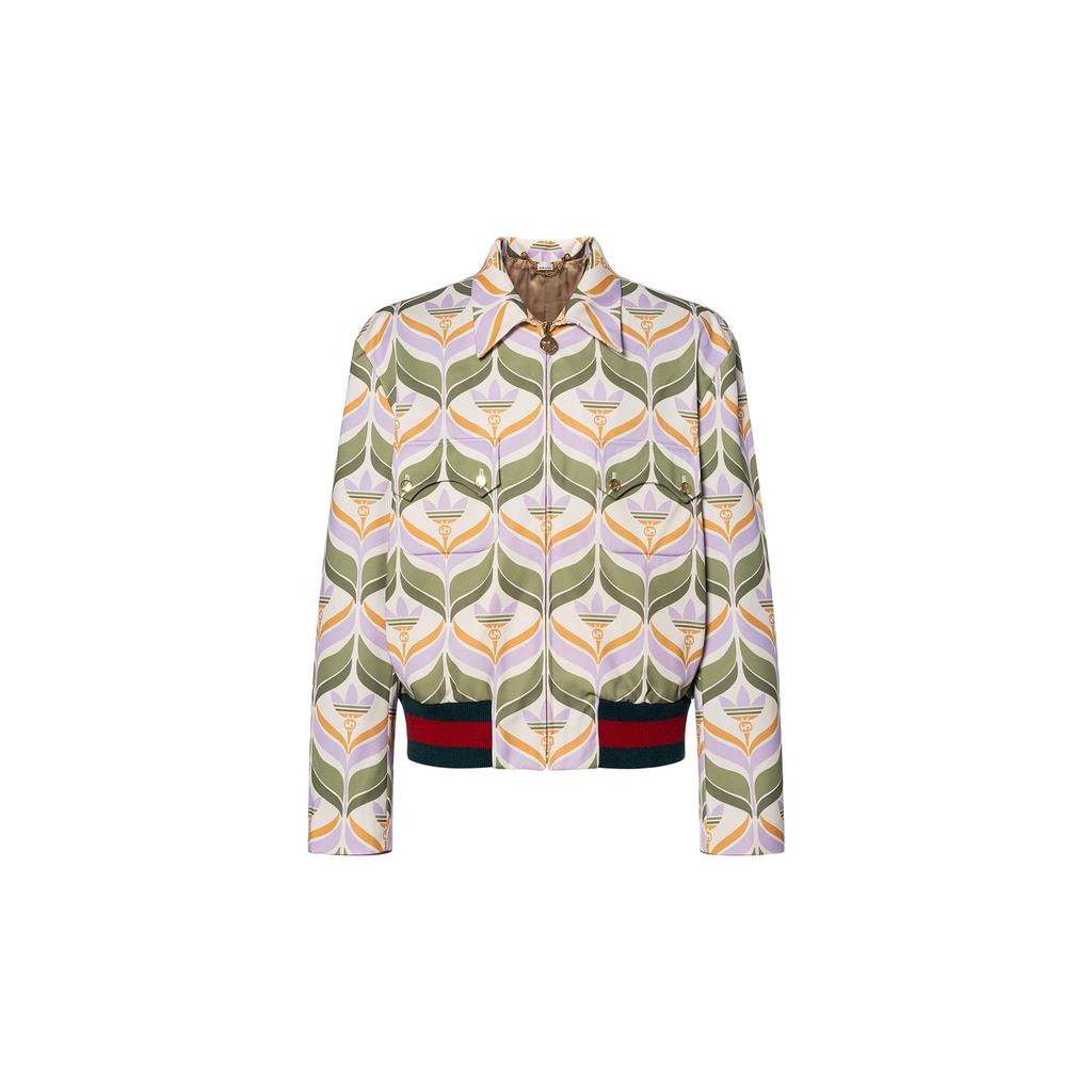 GUCCI X Adidas Trefoil Print Jacket 691425-ZAJOU-3804