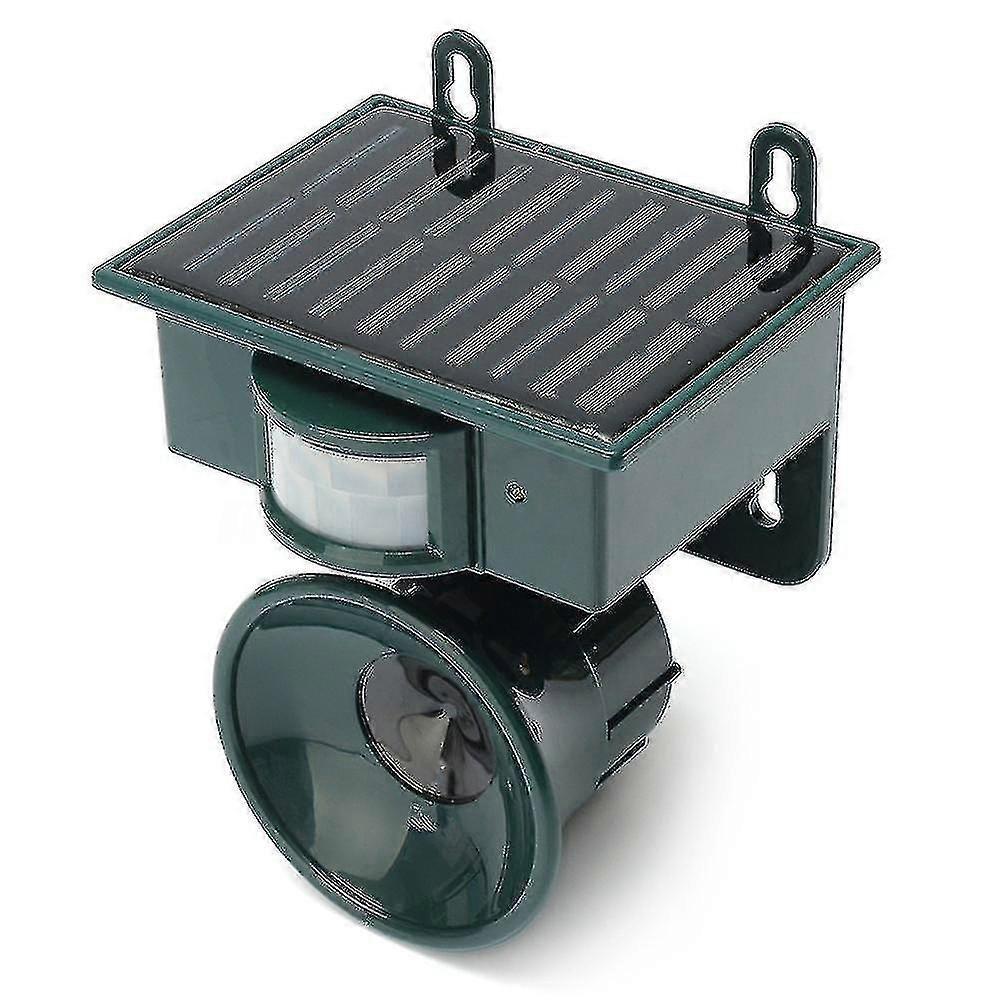 Solar Powered Outdoor Ultrasonic Pest Bird Crow Animal Repeller Repellent Scarer1pcs