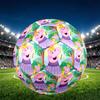 Pink Pig Print Size 5 Soccer Ball, PU Wear Resistant Football for Match Training and Daily Practice, Birthday Gift for Soccer Fans