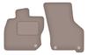 Beige Front Floor Mats For: Skoda Octavia IV E-Tec Sedan, Station Wagon, Liftback (2020-)