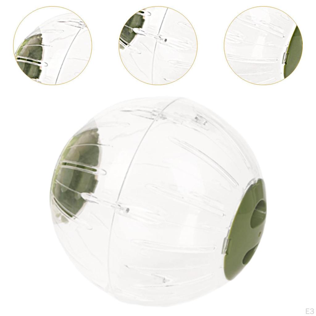 7.28'' Clear Hamster Running Wheel for Small Pets And Mice