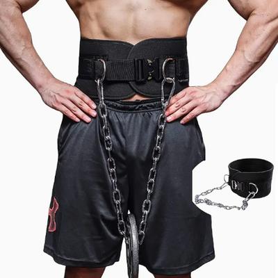 Cinturón de Dips para Levantamiento de Pesas con Cadena Metálica Útil Cinturón de Gimnasio Para Entrenamiento en Gimnasio Musculación Ejercicio Dominadas Chin-ups