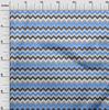 oneOone Cotton Flex Light Blue Fabric Chevron Craft Projects Decor Fabric Printed By The Yard 40 Inch