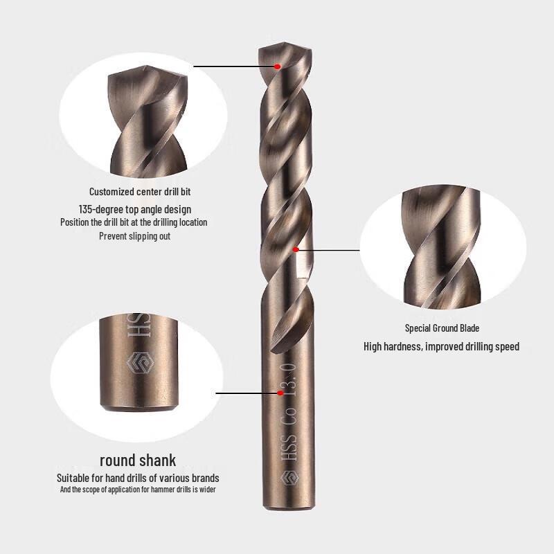 Xianming Cobalt HSS Twist Drill Bit